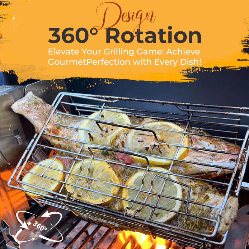 Stainless Steel Rotating Grill - Image 4