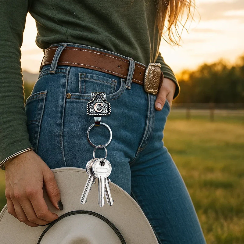 Vintage Letter Keychain - Image 6